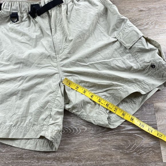 REI High Rise Belted Beige Cargo Hiking Shorts Women's Size Medium - Picture 7 of 9